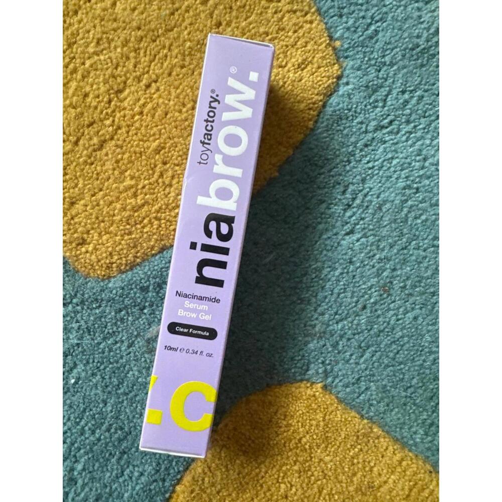 Toyfactory Niabrow Niacinamide Serum Brow Gel Clear 10ml NEW Vegan Cruelty-Free